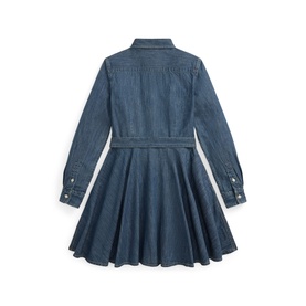Belted Denim Shirt Dress 7-14 Years