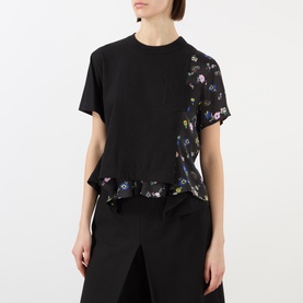 Spliced Floral T-Shirt
