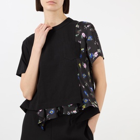 Spliced Floral T-Shirt