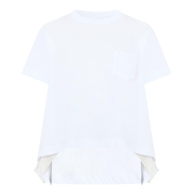 Denim Panel T-Shirt
