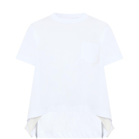 Denim Panel T-Shirt
