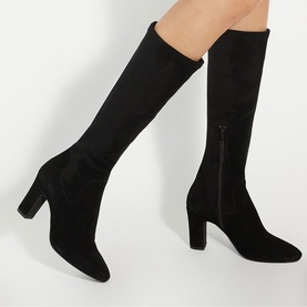 Simple Knee High Wide Fit Boots