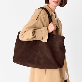 Leandra Suede Tote Bag