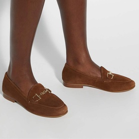 Glair Buckle Wide Fit Loafers