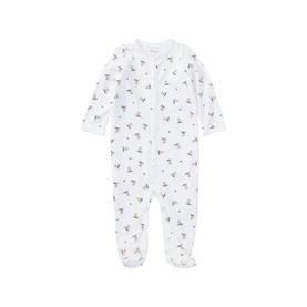 Polo Bear Printed Coverall Bodysuit