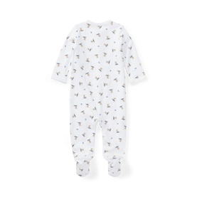 Polo Bear Printed Coverall Bodysuit