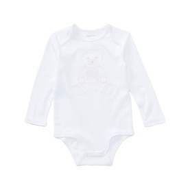 Embroidered Polo Bear Bodysuit