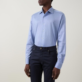 Oxford Jersey Single Cuff Formal Shirt