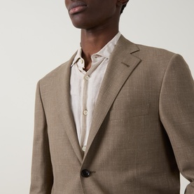 Herringbone Single Breasted Blazer