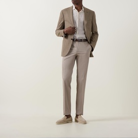 Herringbone Single Breasted Blazer