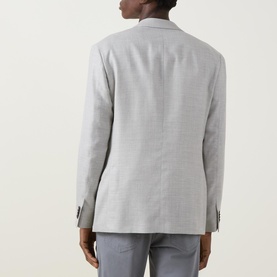 Hopsack Single-Breasted Blazer
