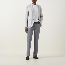 Hopsack Single-Breasted Blazer