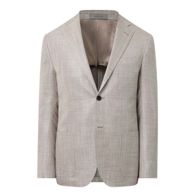 Hopsack Single-Breasted Blazer