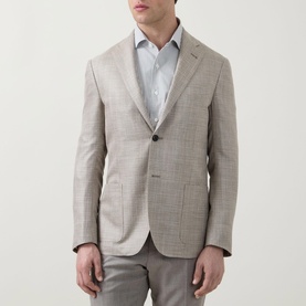 Hopsack Single-Breasted Blazer