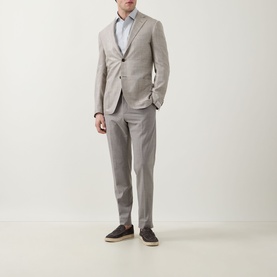 Hopsack Single-Breasted Blazer