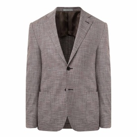 Textured Single-Breasted Blazer