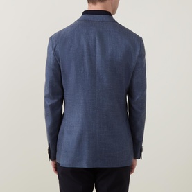 Single-Breasted Twill Blazer