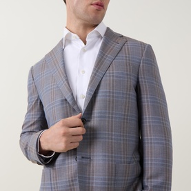 Twill Single-Breasted Blazer