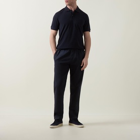 Logo Pique Polo Shirt