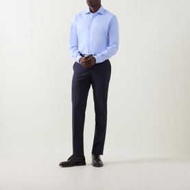 Herringbone Single Cuff Formal Shirt
