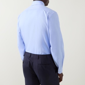 Herringbone Single Cuff Formal Shirt