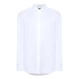 Herringbone Single Cuff Formal Shirt