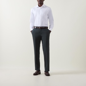 Herringbone Single Cuff Formal Shirt