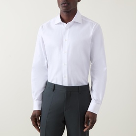 Herringbone Single Cuff Formal Shirt