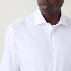 Herringbone Single Cuff Formal Shirt