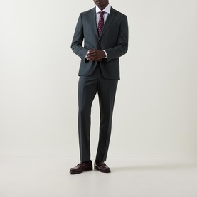 Herringbone Single Cuff Formal Shirt