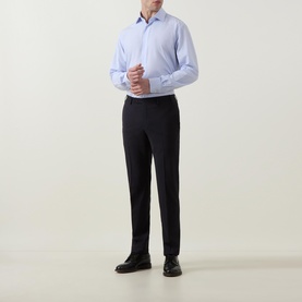 Gingham Check Single-Cuff Shirt