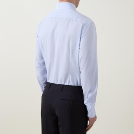 Gingham Check Single-Cuff Shirt