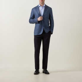 Gingham Check Single-Cuff Shirt