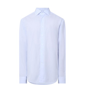 Gingham Check Single-Cuff Shirt