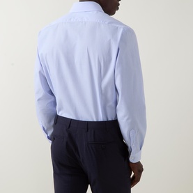 Pinstripe Single Cuff Formal Shirt