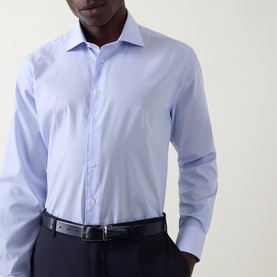 Pinstripe Single Cuff Formal Shirt