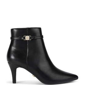 Flute Coin Heeled Boots