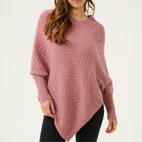 Vinnie Knitted Poncho Sweater