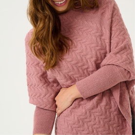 Vinnie Knitted Poncho Sweater