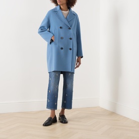 Eden Double-Breasted Peacoat