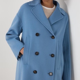 Eden Double-Breasted Peacoat