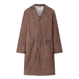 Ortensia Suede Trench Coat
