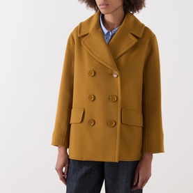 Efebo Double-Breasted Peacoat