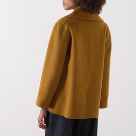 Efebo Double-Breasted Peacoat