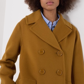 Efebo Double-Breasted Peacoat