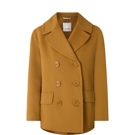 Efebo Double-Breasted Peacoat