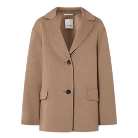 Elfi Single-Breasted Wool Blazer