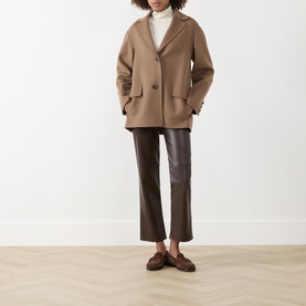 Elfi Single-Breasted Wool Blazer