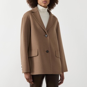 Elfi Single-Breasted Wool Blazer