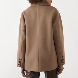 Elfi Single-Breasted Wool Blazer